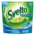 Svelto 7X tutto in 1 - Pastiglie per Lavastoviglie Pastiglia piatti 263g