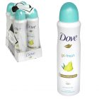 Dove Pera E Aloe Anti Transpirant Deo Spray Deospray Deodorante 150 ML 48H 6 Pezzi