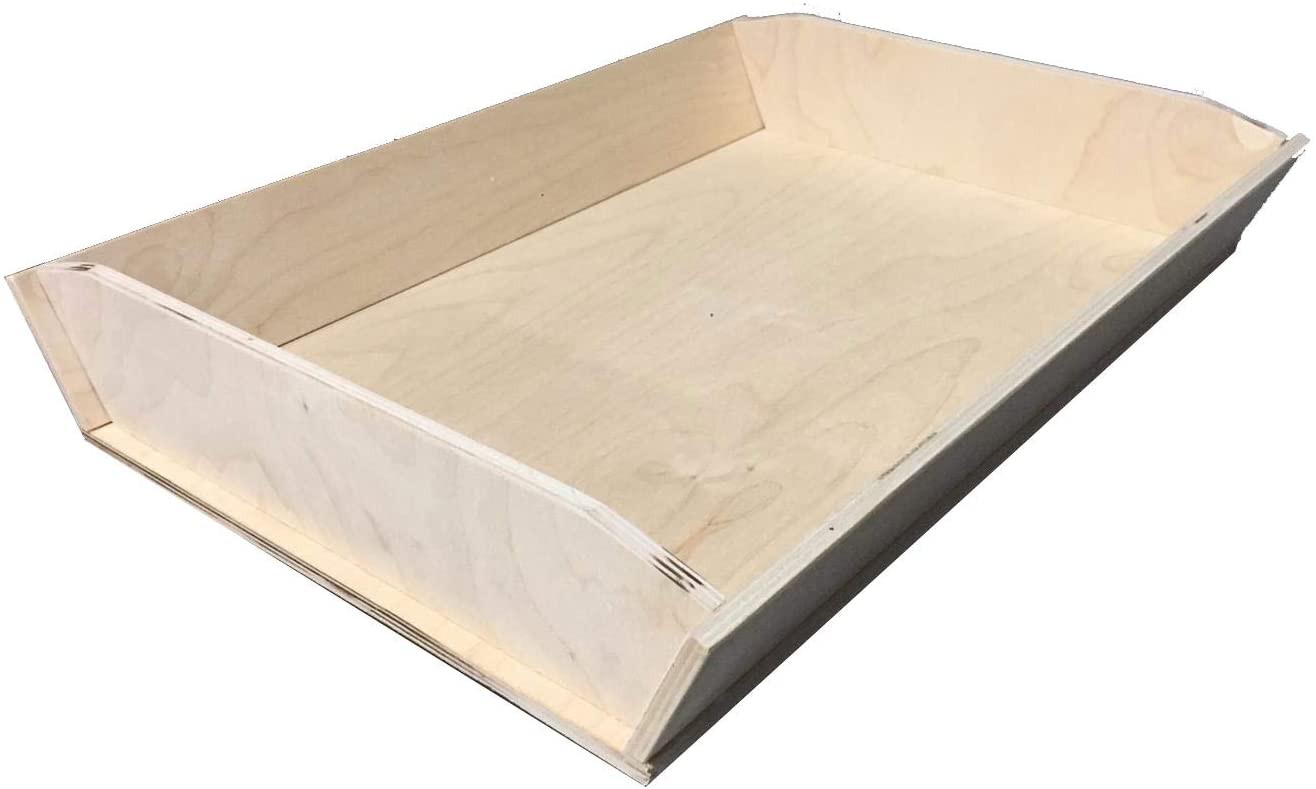 Nuovaeuro: Cassetta contenitore lievitazione impasto pizza napoletana  contenitore in legno multistrato madia con sponde asse legno 50x35x7 h