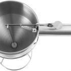 Royal Catering RCFT-1.3 imbuto dosatore professionale colino dosatore per dolci (8 mm, 1,3 L, acciaio inox, con supporto)