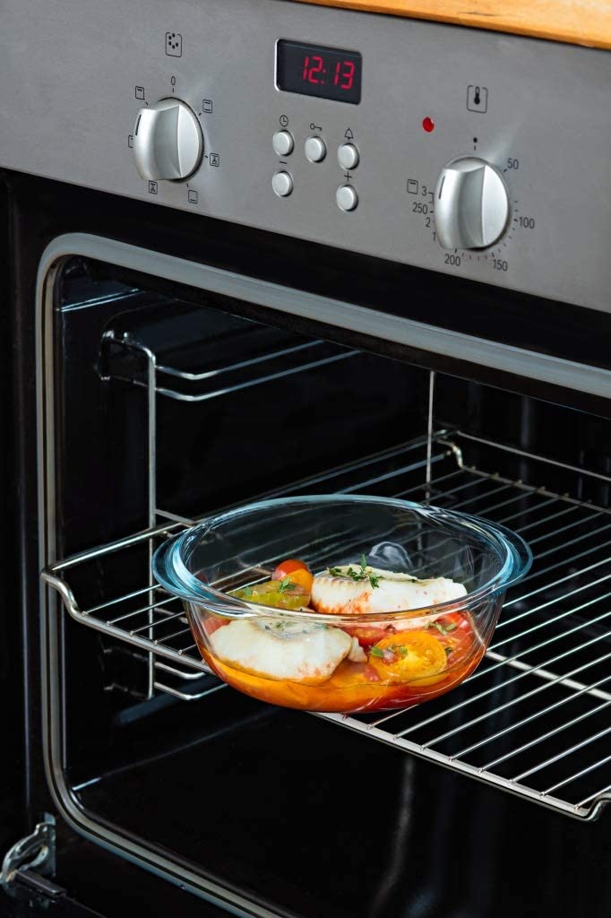 Nuovaeuro: Pyrex Cook & Heat contenitore tondo per alimenti in vetro  borosilicato con coperchio sfiatavapore per il microonde – cuocere in  forno, conservare e riscaldare dim. 20x18cm