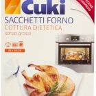 Cuki sacchetti cottura dietetica senza grassi, forno, cucina - pacco da 8 pezzi 25 x 38 cm