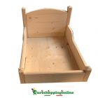 Letto Lettini cuccia sdraio brandina in legno per gatto cani piccola taglia 46x36 h25 cm