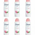 Dove Go Fresh Melograno Spray bellezza deodorante Confezione da 6