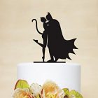 Topper per torta di Batman e Catwoman Decorativa 23x23 cm 6256911925657