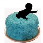 Topper per Torta Bambino Neonato Decorativa 23x23 cm 8057432906440